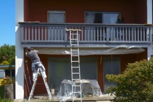 painter house foil covered ladder 3391881